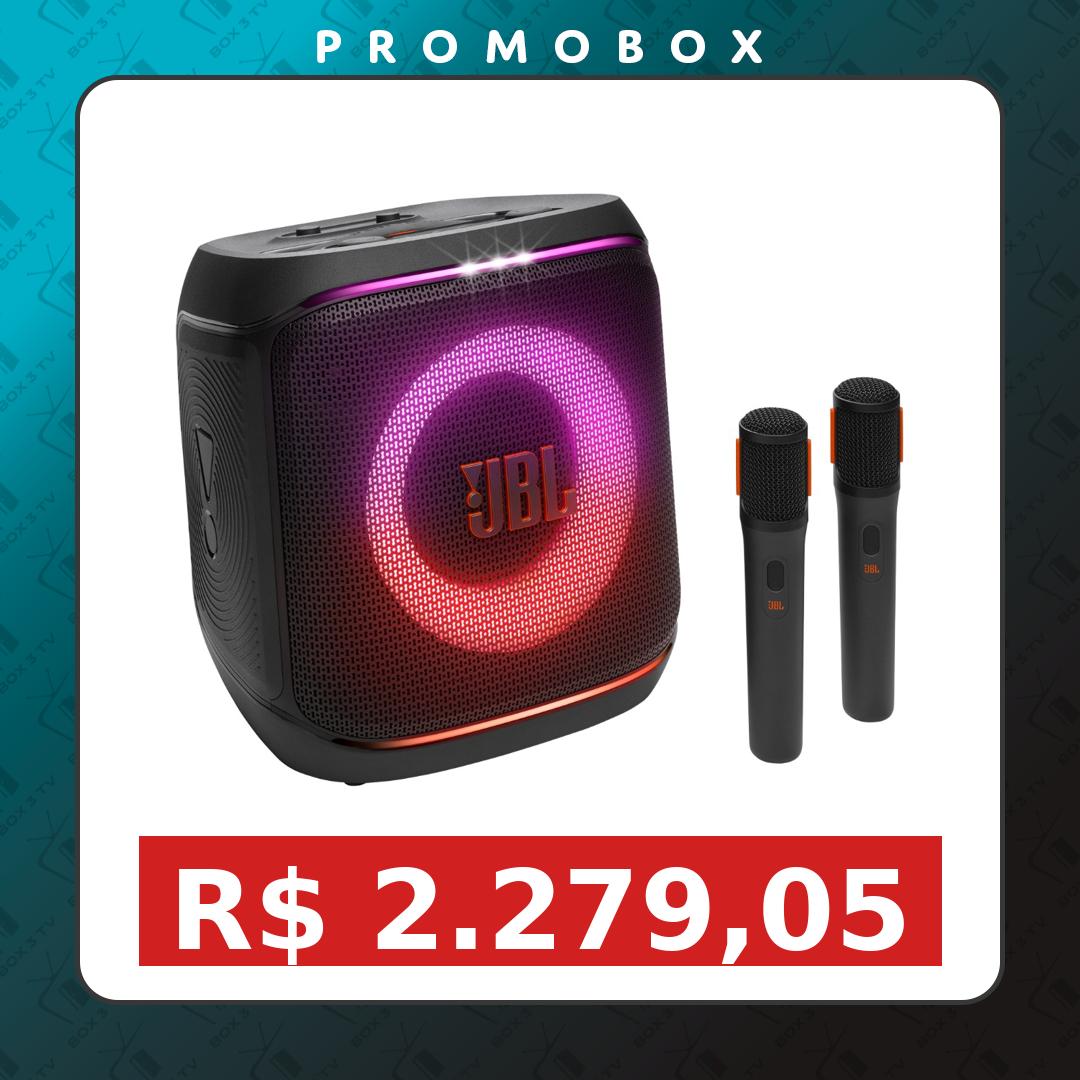 Mercado Livre: Caixa De Som Partybox Encore 2 Com Microfone Jbl Preto