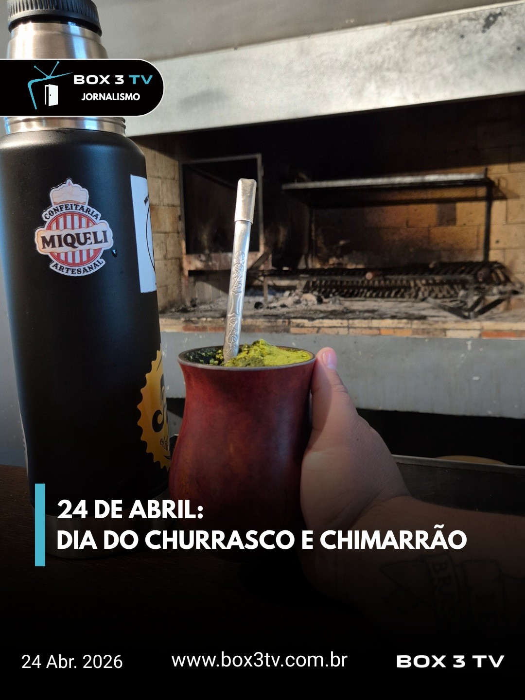 Post: Hoje celebramos o Dia do Churrasco e do …