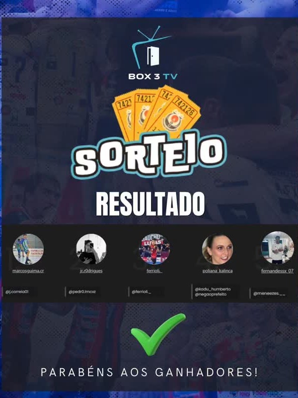 Post: 🏆 Sorteio encerrado, e já temos os grand…