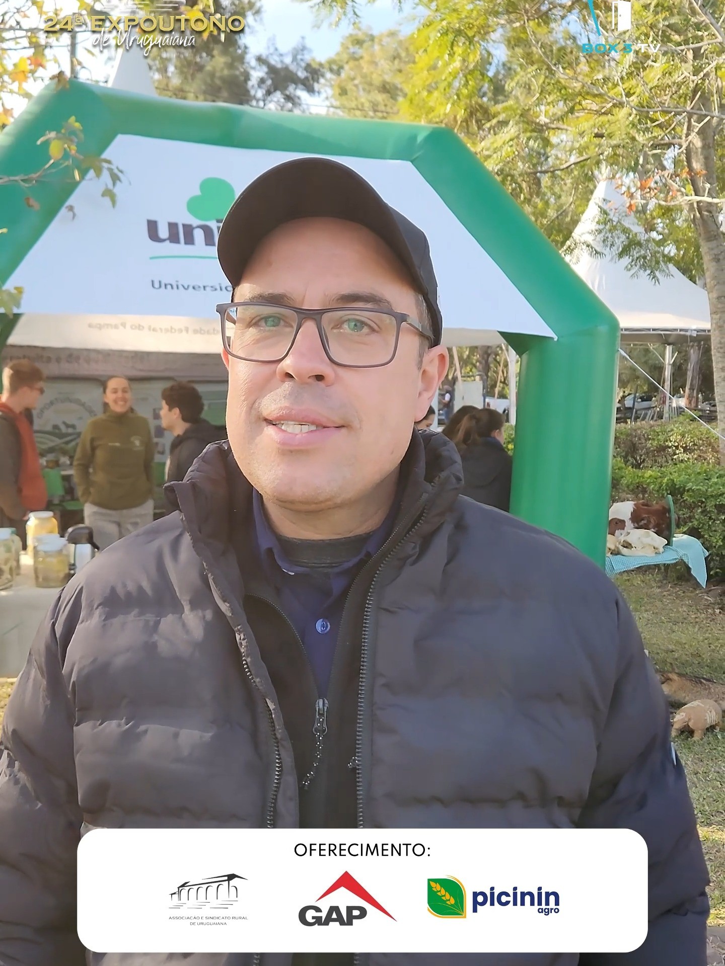 Post: 24ª edição da Expoutono. 
A UNIPAMPA se …